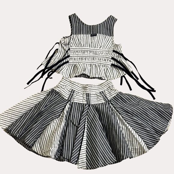 Jottum Trixy Edelijn Skirt Set Top Twirl Stripe 104 110 US 4 5 NWT bv - Picture 6 of 12